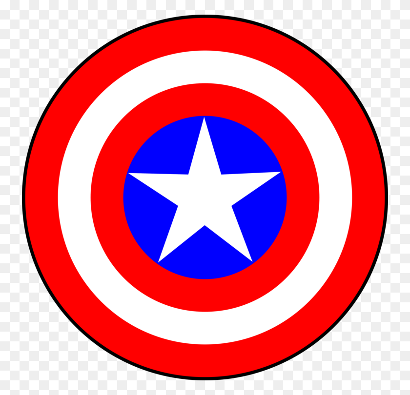 750x750 Descargar Png Escudo De Capitán América Spider Man S Capitán América De Dibujos Animados, Símbolo, Símbolo De La Estrella Hd Png