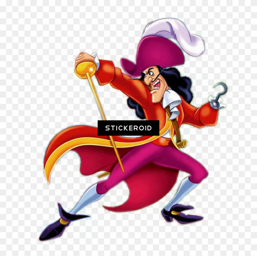1394x1392 Captain Hook Cartoons Disney, Person, Human, Advertisement HD PNG Download