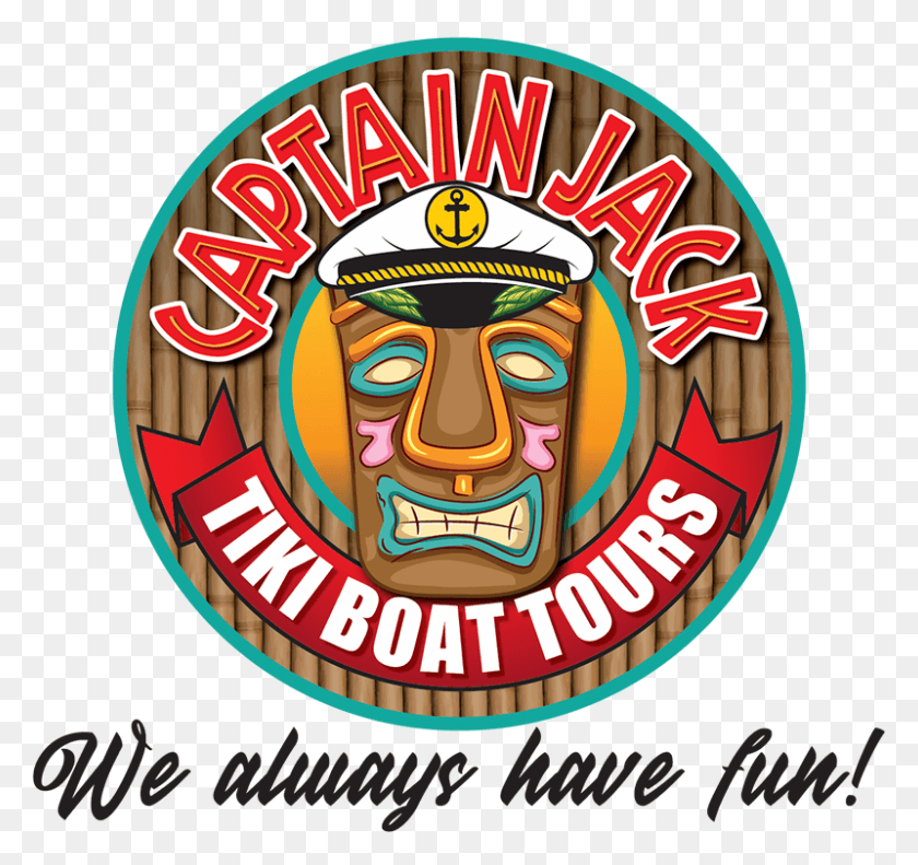 800x750 Descargar Png / Capitán Jack Matlacha Tiki Boat Tours Poster, Etiqueta, Texto, Símbolo Hd Png