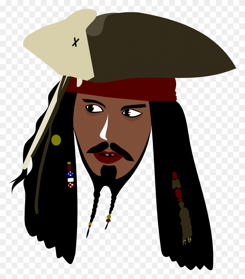 2087x2400 Captain Jack Sparrow Clip Art, Clothing, Apparel, Person HD PNG Download
