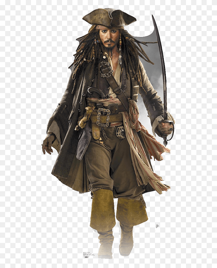 521x977 Captain Jack Sparrow Pirates Of The Caribbean Captain Jack Sparrow, Clothing, Apparel, Person HD PNG Download