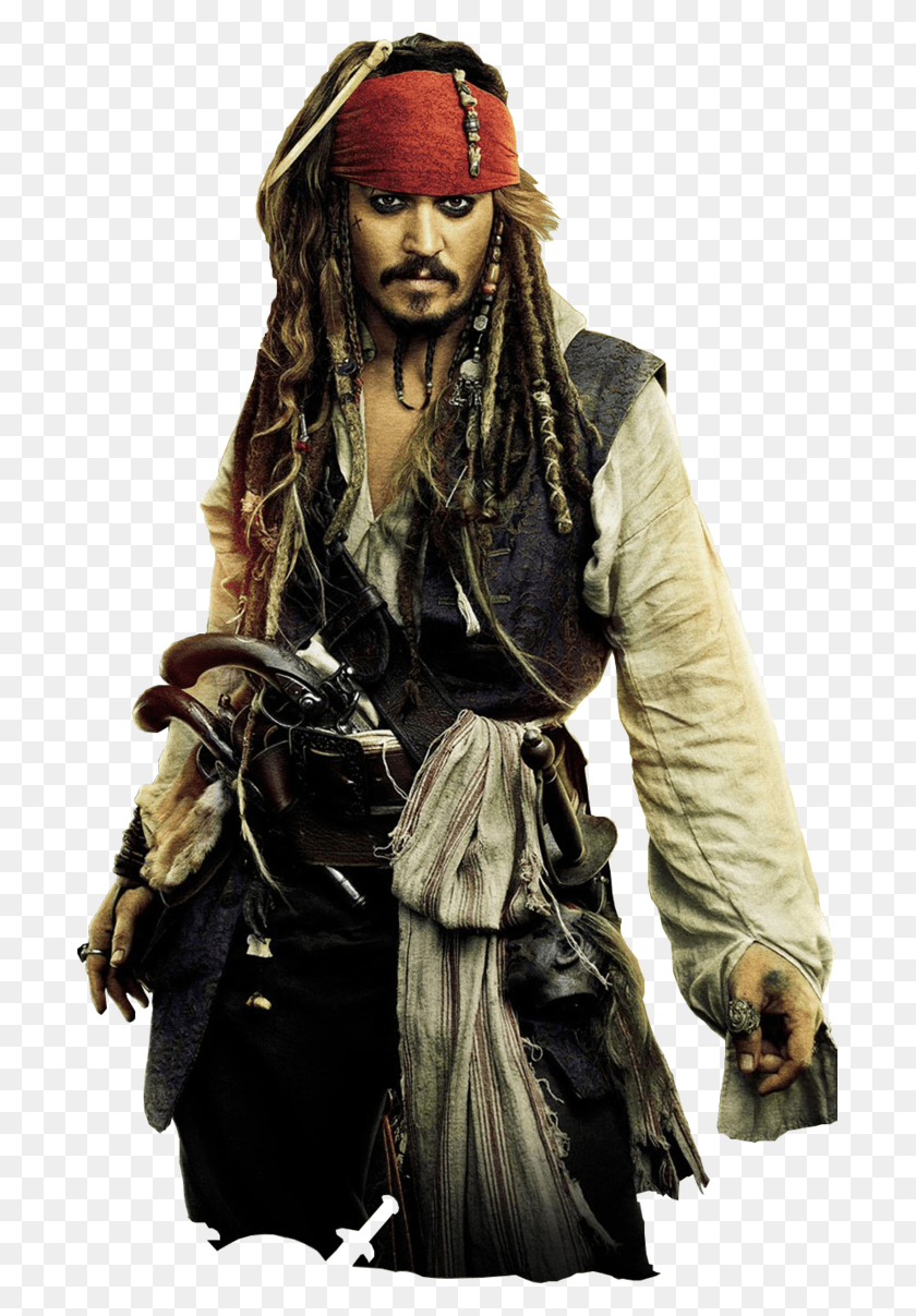 697x1147 El Capitán Jack Sparrow Png / Piratas Del Caribe Png