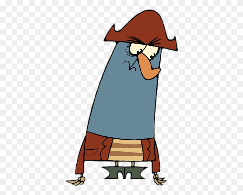 395x615 Captain K39nuckles Arms Down Flapjack Tv Show, Clothing, Apparel, Cloak HD PNG Download