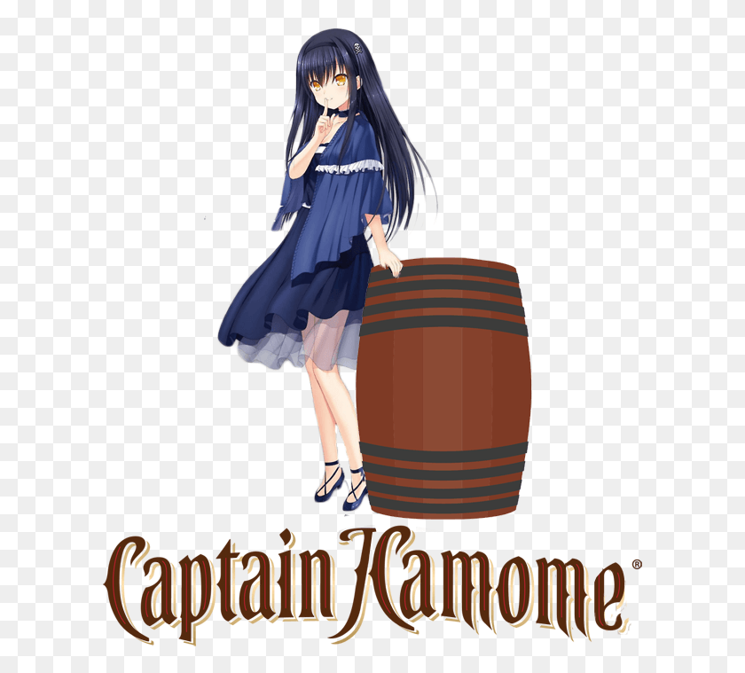 609x699 Captain Kamome 236 Kb Captain Morgan Logo .png, Person, Human, Barrel HD PNG Download