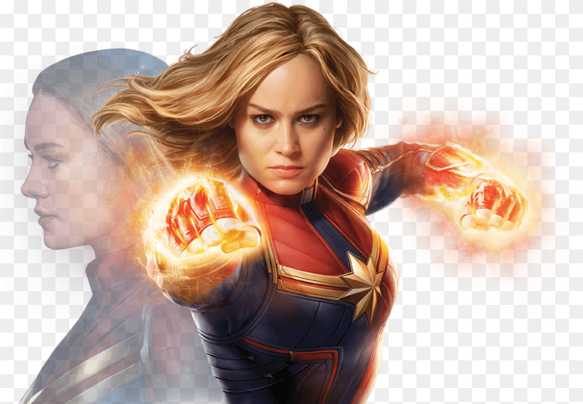 Captain Marvel Background Captain Marvel Wallpaper 4k, Woman, Adult, Art, Person Sticker PNG