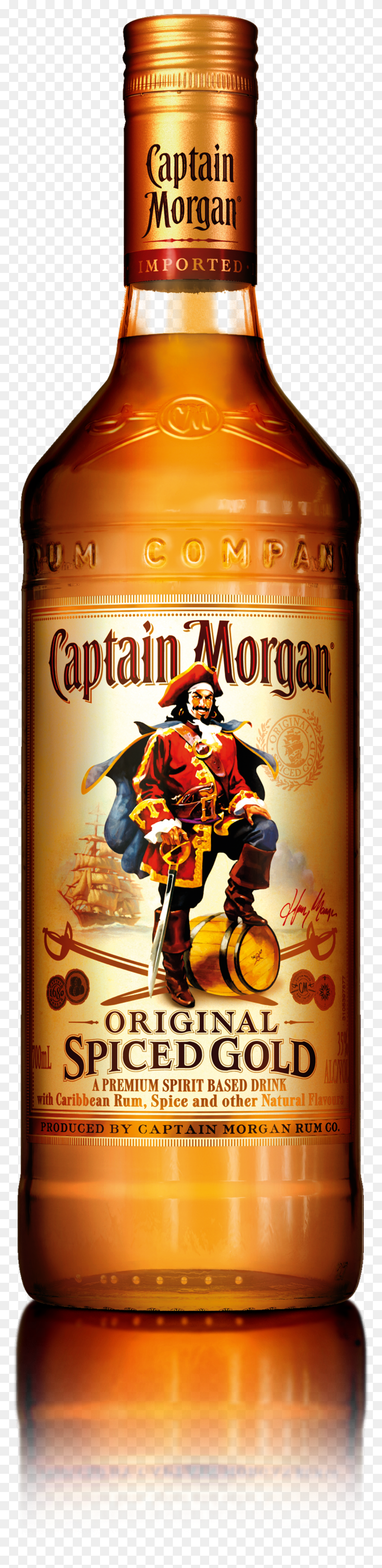 1077x4677 Captain Morgan HD PNG Download