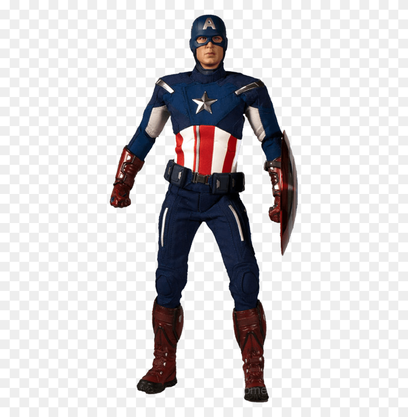 387x800 Captian Americatws Golden Age Version Dc Legends Of Tomorrow Toys, Costume, Person, Human HD PNG Download