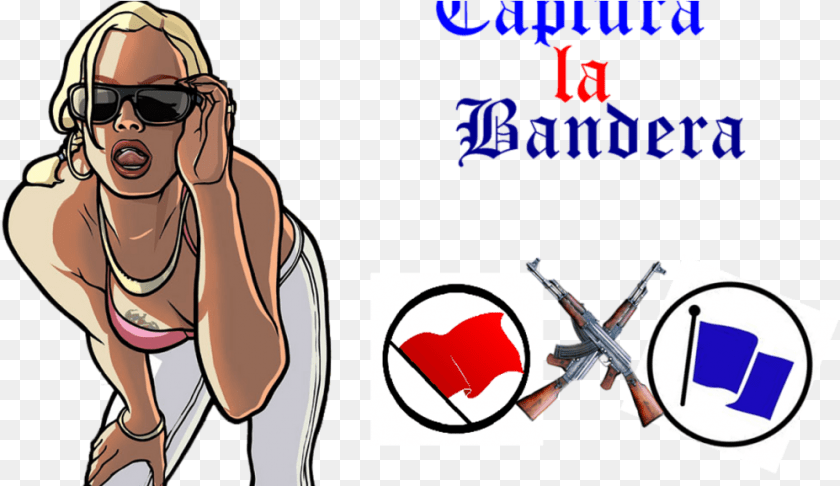 998x577 Captura La Bandera Gta San Andreas Girl, Accessories, Sunglasses, Person, Woman Clipart PNG