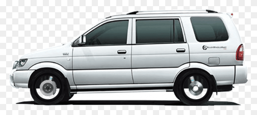 812x330 Car Car Transparent Tavera Car Tavera Car Alto 800 Alloy Wheel, Vehicle, Transportation, Sedan HD PNG Download