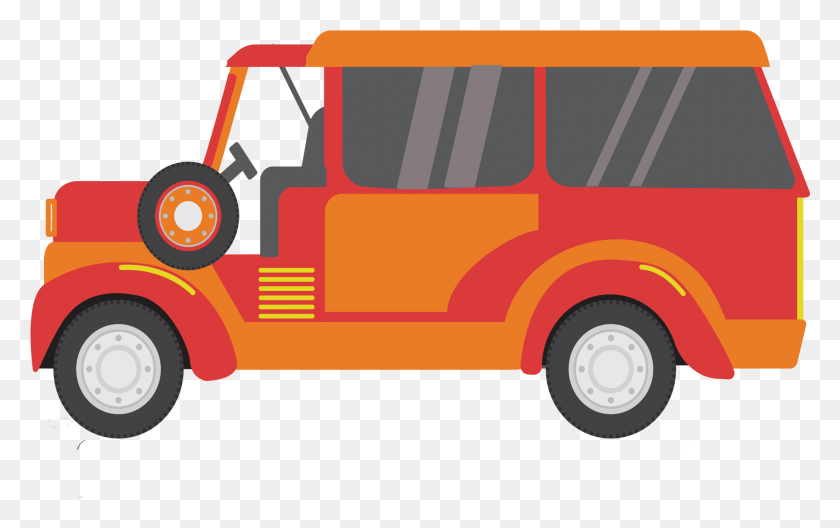 1786x1072 Car Cartoon Vector Hand Drawn And Image Van, Vehicle, Transportation, Fire Truck HD PNG Download