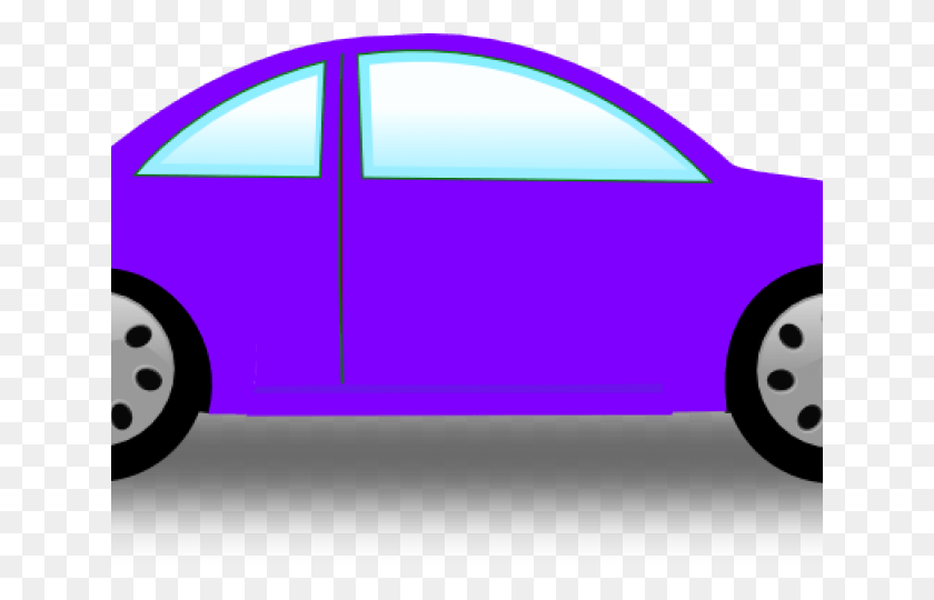 640x480 Car Clipart Clipart Purple Car Blue Beetle Car Clipart, Tire, Wheel, Machine HD PNG Download