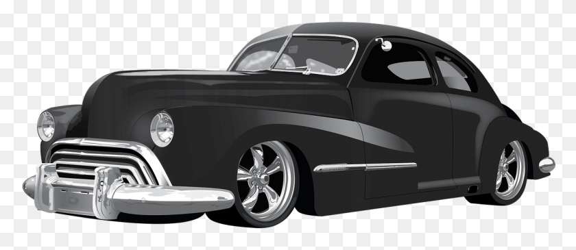 1229x481 Car Dodge Vintage Car Muscle Car Image Black And White Hot Rod, Vehicle, Transportation, Automobile HD PNG Download