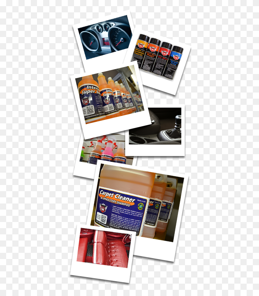 400x900 Car Interior Cleaning Products Flyer, Poster, Advertisement, Collage HD PNG Download