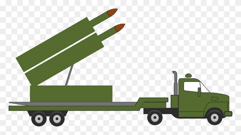 2400x1269 Descargar Png Coche Misil Remolque Artillería S300 Lanzador De Misiles Camión, Vehículo, Transporte Hd Png