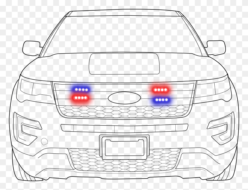 3067x2300 Car Outline Grill Lights Compact Sport Utility Vehicle, Sphere, Pac Man, Graphics HD PNG Download
