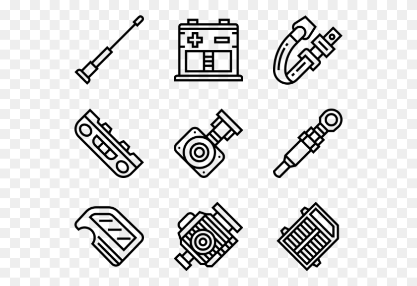 541x517 Car Parts Passive Circuit Component, Gray, World Of Warcraft HD PNG Download