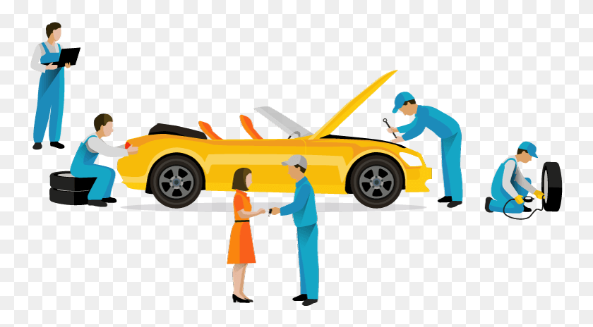 755x404 Car Repair Repair Tire Clip Art, Vehicle, Transportation, Automobile HD PNG Download