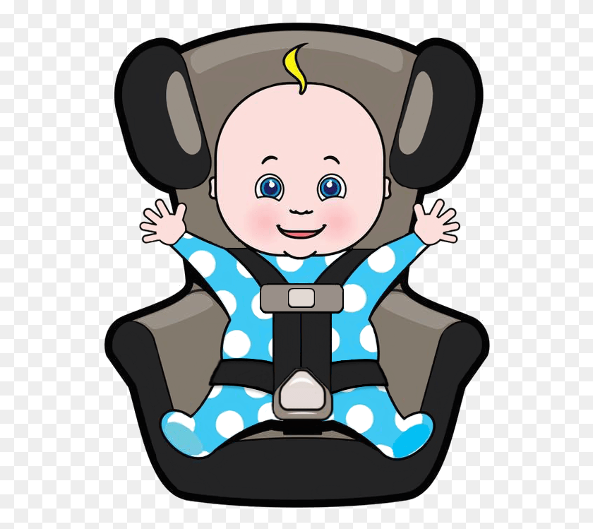 548x689 Car Seat Safety Your Whole Baby Clip Car Seat Clip Art, Cushion, Sitting, Car Seat HD PNG Download