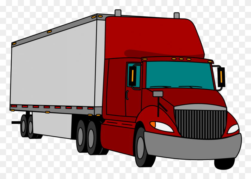1034x717 Car Semi Trailer Truck Semi Trailer Clipart, Trailer Truck, Vehicle, Transportation HD PNG Download