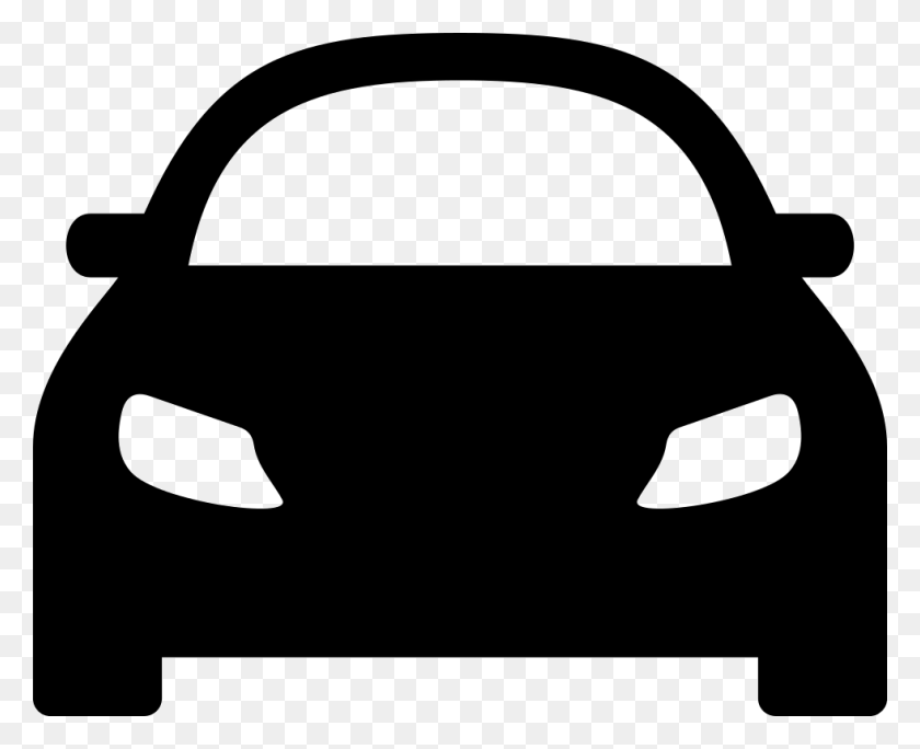 980x784 Car Silhouette With Detached Wheels Amp8902 Free Vectors Car Icon Free, Stencil, Cushion HD PNG Download