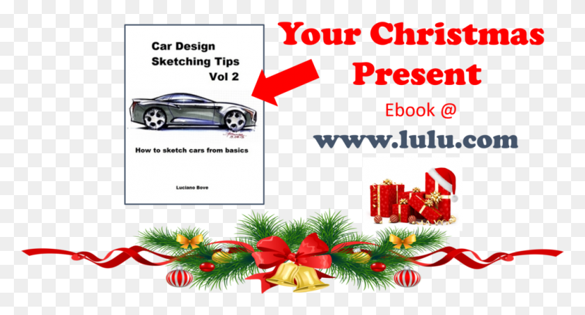1008x507 Descargar Png Car Sketching Tutorials Your Ebook For Christmas Love, Papel, Cartel, Publicidad Hd Png