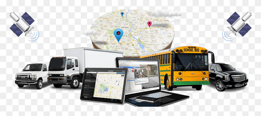 1116x451 Car Tracking And Fleet Management, Truck, Vehicle, Transportation HD PNG Download