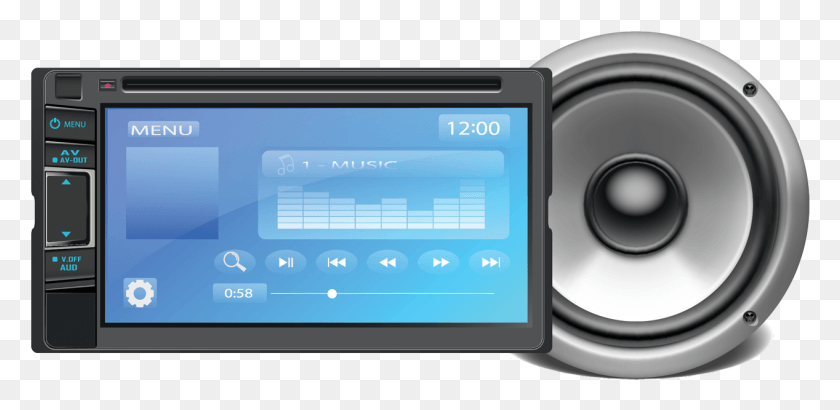 1267x569 Car Video Players Gadget, Electronics, Camera, Tablet Computer HD PNG Download