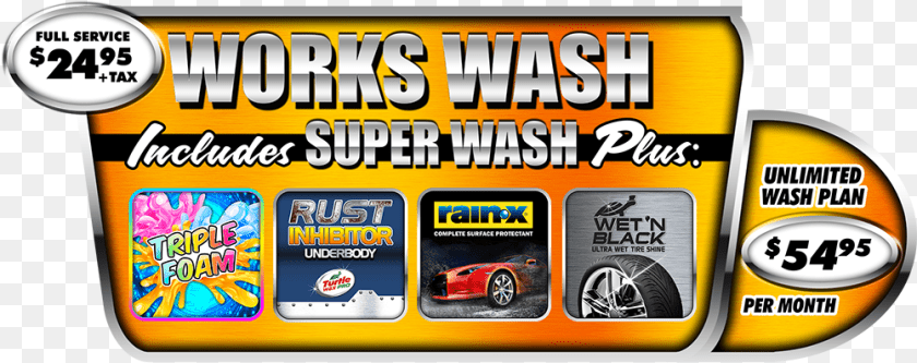 1001x397 Car Wash Menu For Long Branch Nj Supercar, Sticker, Transportation, Vehicle, Machine Clipart PNG