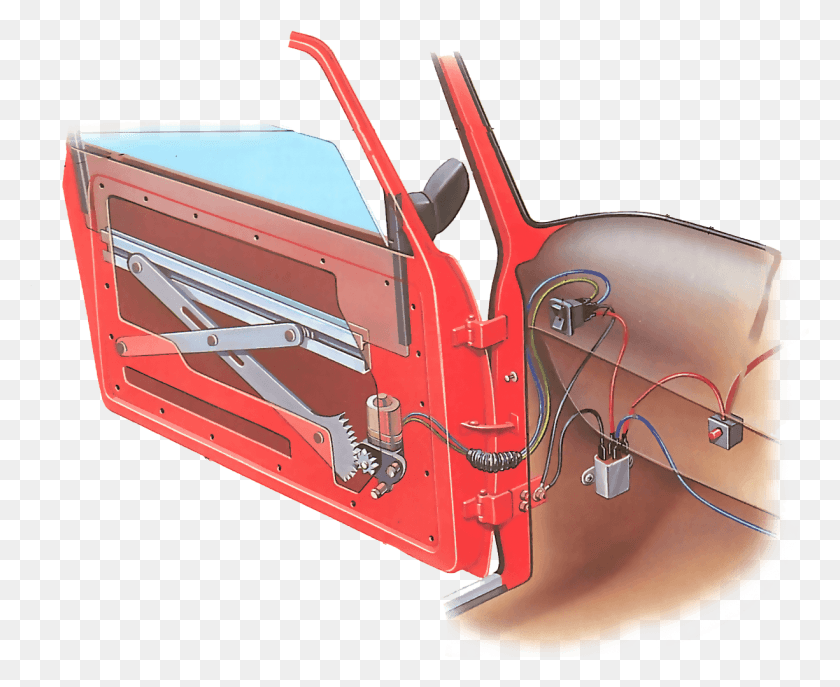 1225x986 Car Window Electric Rele, Transportation, Vehicle, Truck HD PNG Download