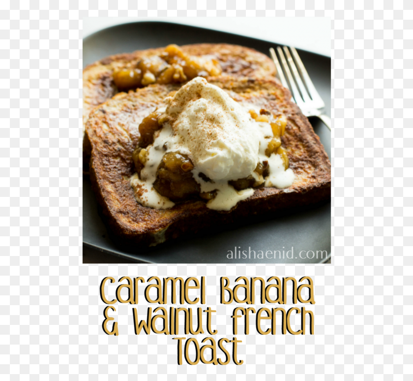 512x714 Caramel Banana French Toast Flatbread, Toast, Bread, Food HD PNG Download