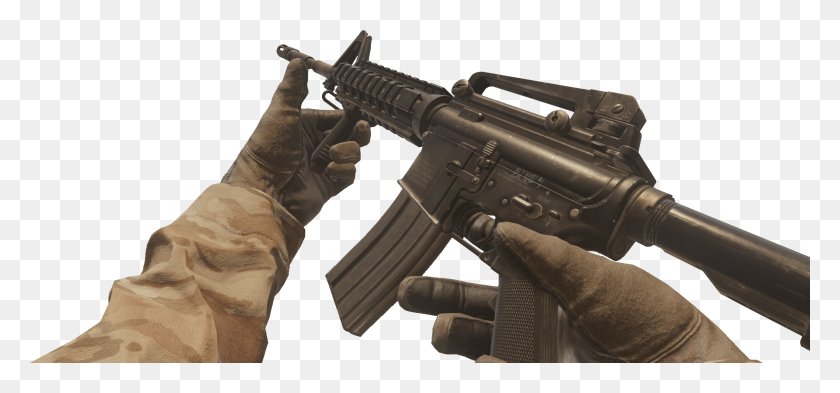 1899x813 Carbine Inspect 1 Mwr Assault Rifle, Gun, Weapon, Weaponry HD PNG Download