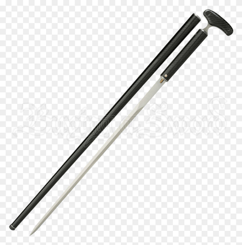 831x841 Carbon Fiber Cane Sword With Hidden Dagger Trosti S Stiletom Kupit, Stick HD PNG Download