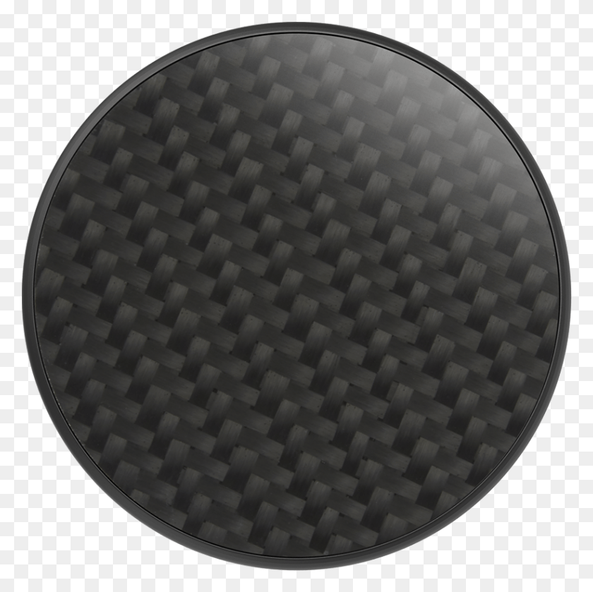 822x821 Carbon Fiber Popsockets Carbon Fiber Circle, Sphere, Rug HD PNG Download