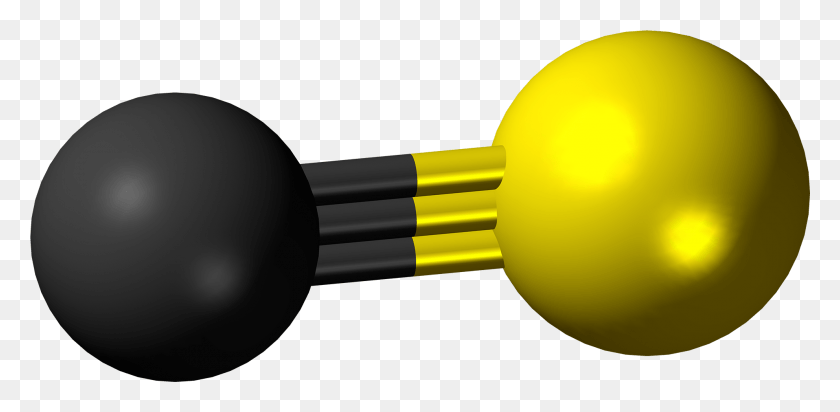 1984x896 Molécula De Monosulfuro De Carbono Bola Esfera, Clave Hd Png