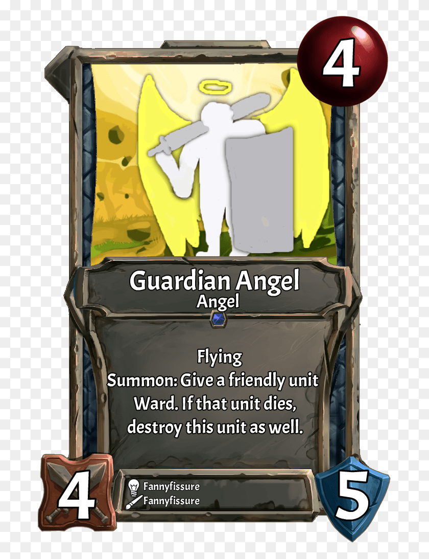 694x1033 Card Guardian Angel, Text, Poster, Advertisement HD PNG Download