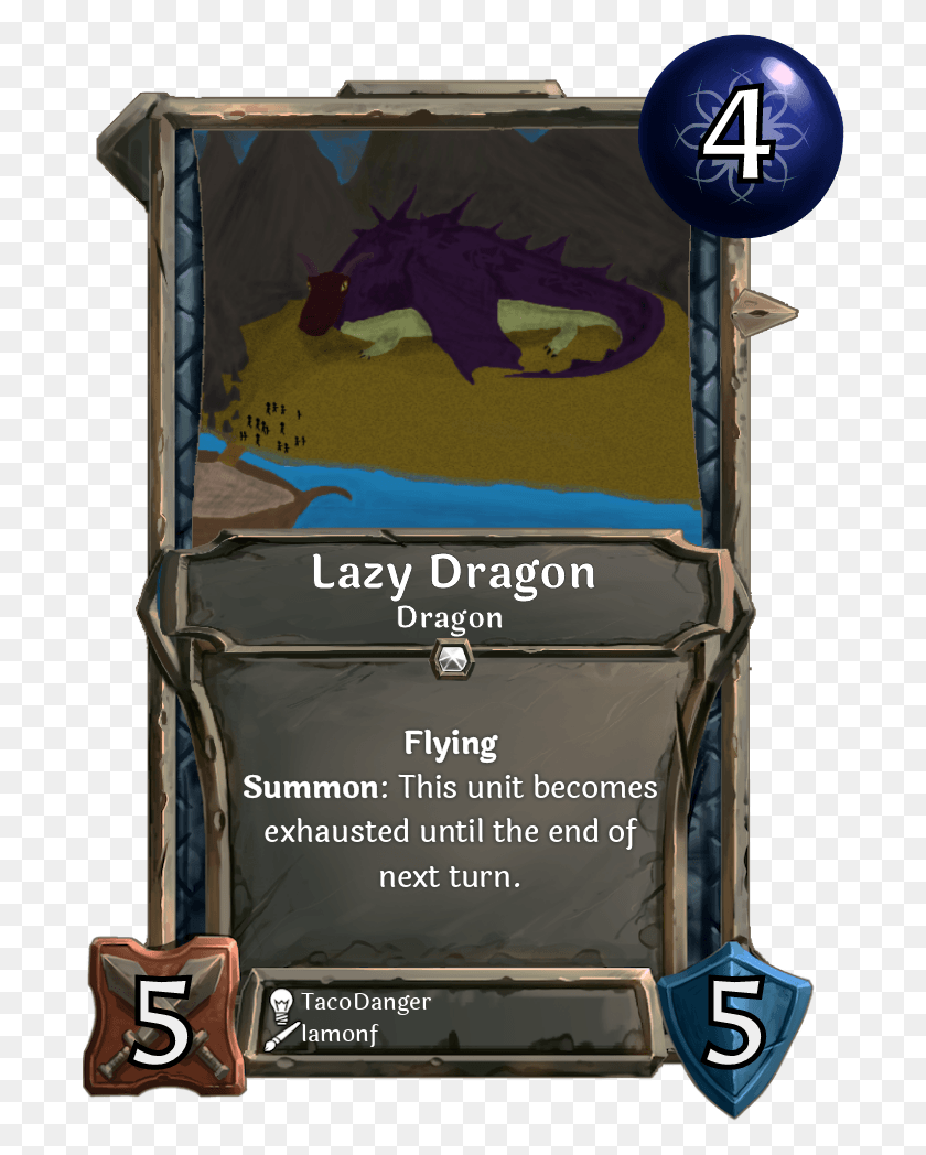692x988 Card Lazy Dragon Pc Game, Text, Furniture, Luggage HD PNG Download
