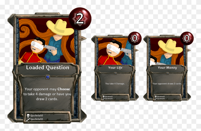 1505x946 Card Loaded Question Cartoon, Hat, Clothing, Apparel HD PNG Download