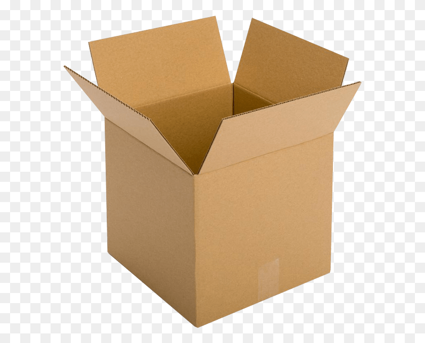 593x619 Cardboard Box Transparent Background Image Packaging Box With No Background, Cardboard, Carton, Package Delivery HD PNG Download