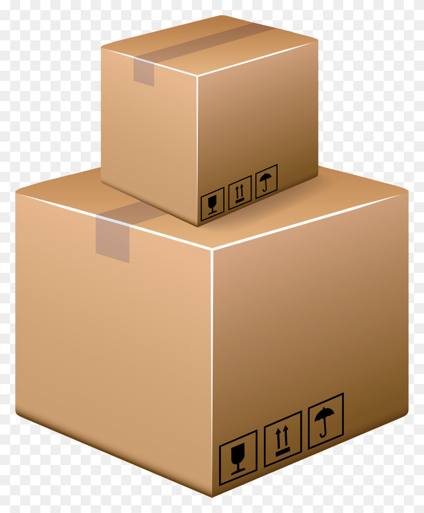 6406x7847 Cardboard Boxes Clip Art, Box, Package Delivery, Carton HD PNG Download