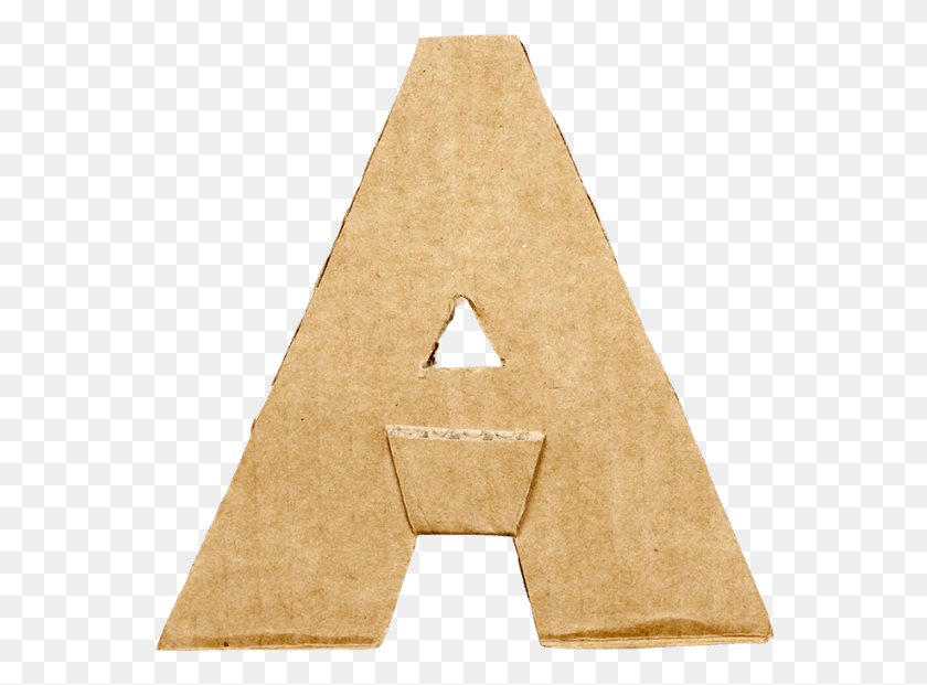 562x561 Cardboard Cut Font Triangle, Rug HD PNG Download