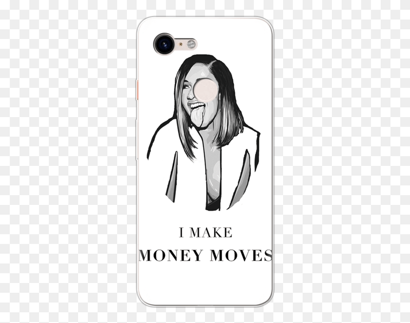 289x602 Descargar Png Cardi B And Bruno Mars Phone Case For Google Pixel Cardi B Money Moves Meme, Persona, Humano, Ropa Hd Png