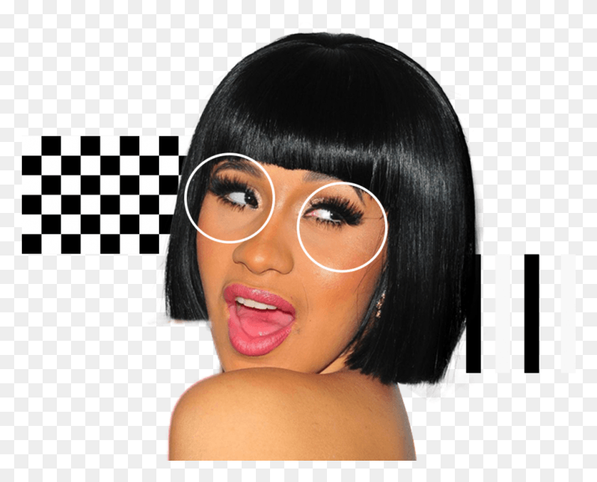 1001x795 Cardi B Lace Wig, Face, Person, Human HD PNG Download