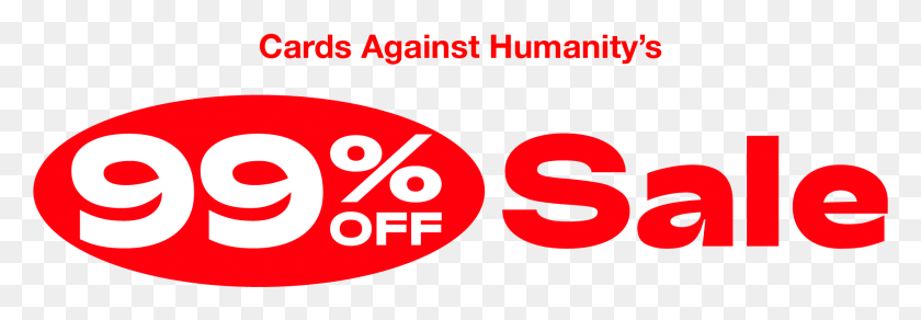 1876x559 Cards Against Humanity 99 Sale Logo, Label, Text, Symbol HD PNG Download