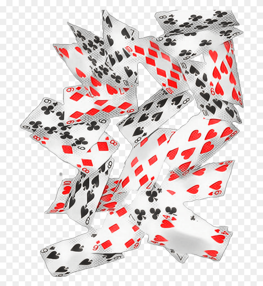 716x855 Cards Card Game Playing Falling, Graphics, Doodle HD PNG Download