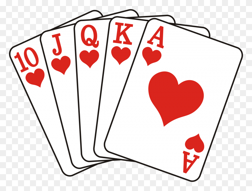 2400x1774 Cards Clipart Straight Flush Poker Svg, First Aid, Gambling, Game HD PNG Download