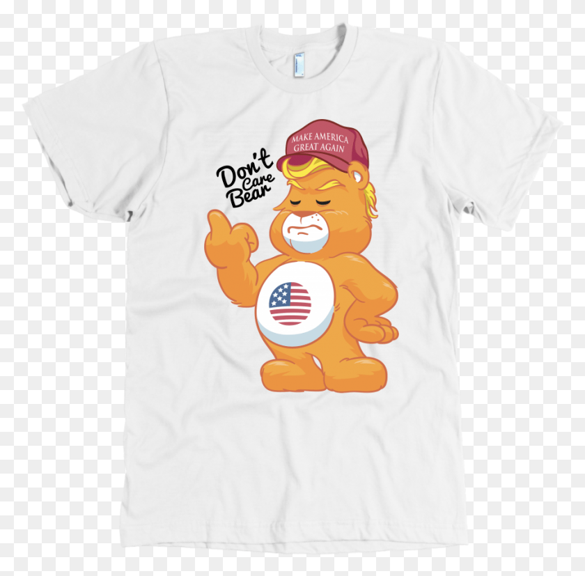 901x887 Care Bear W Make America Great Again Hat Adult Cartoon, Clothing, Apparel, T-shirt HD PNG Download
