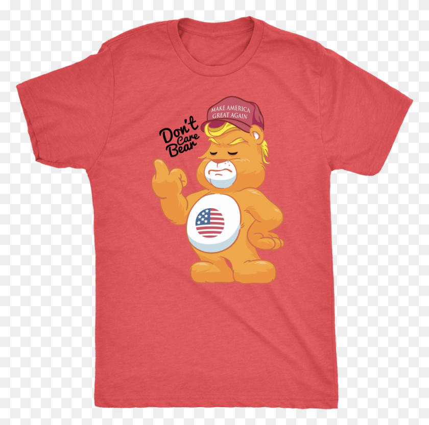 961x953 Care Bear W Make America Great Again Hat Adult Shirt, Clothing, Apparel, T-shirt HD PNG Download