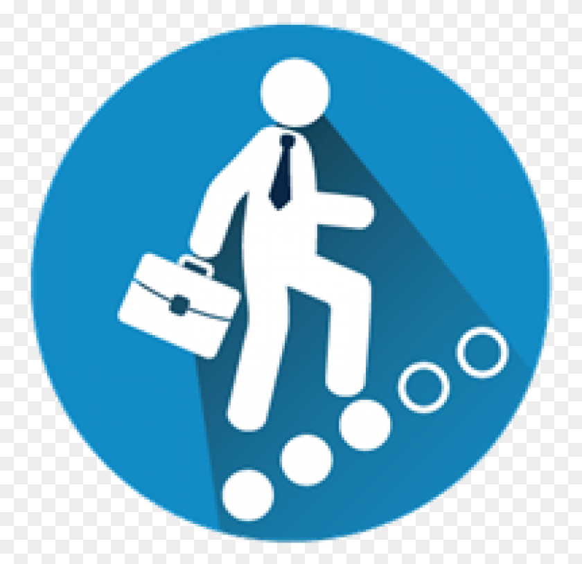 754x755 Career Computer Icons Job Blue Area Image With Digital Marketing Round Icon, Symbol, Hand, Logo HD PNG Download