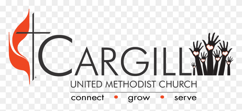 1614x674 Cargilllogofinal United Methodist Church, Text, Alphabet, Symbol HD PNG Download