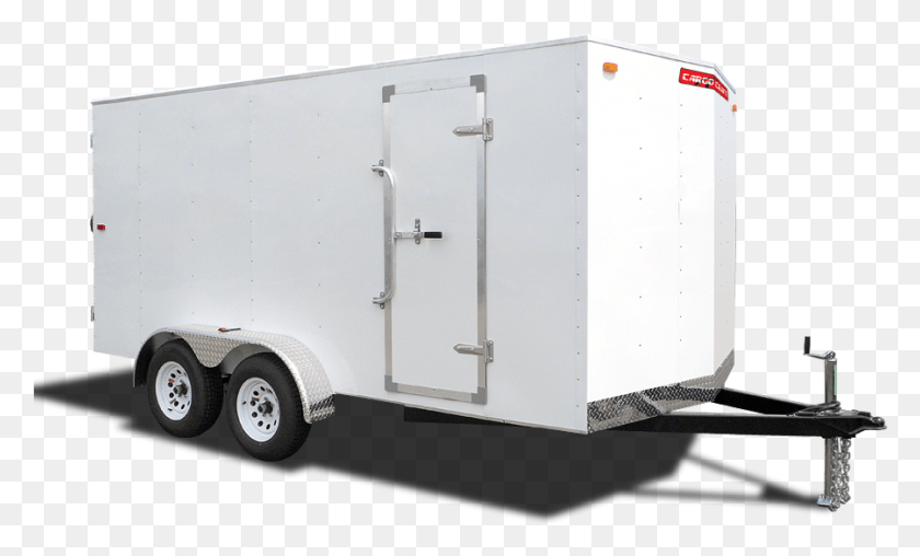 900x517 Cargo Craft Trailers Enclosed Trailer, Moving Van, Van, Vehicle HD PNG Download